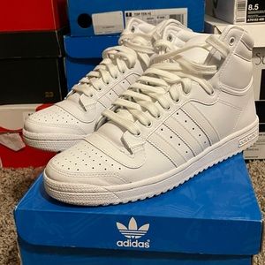 Adidas Top Ten High: All White